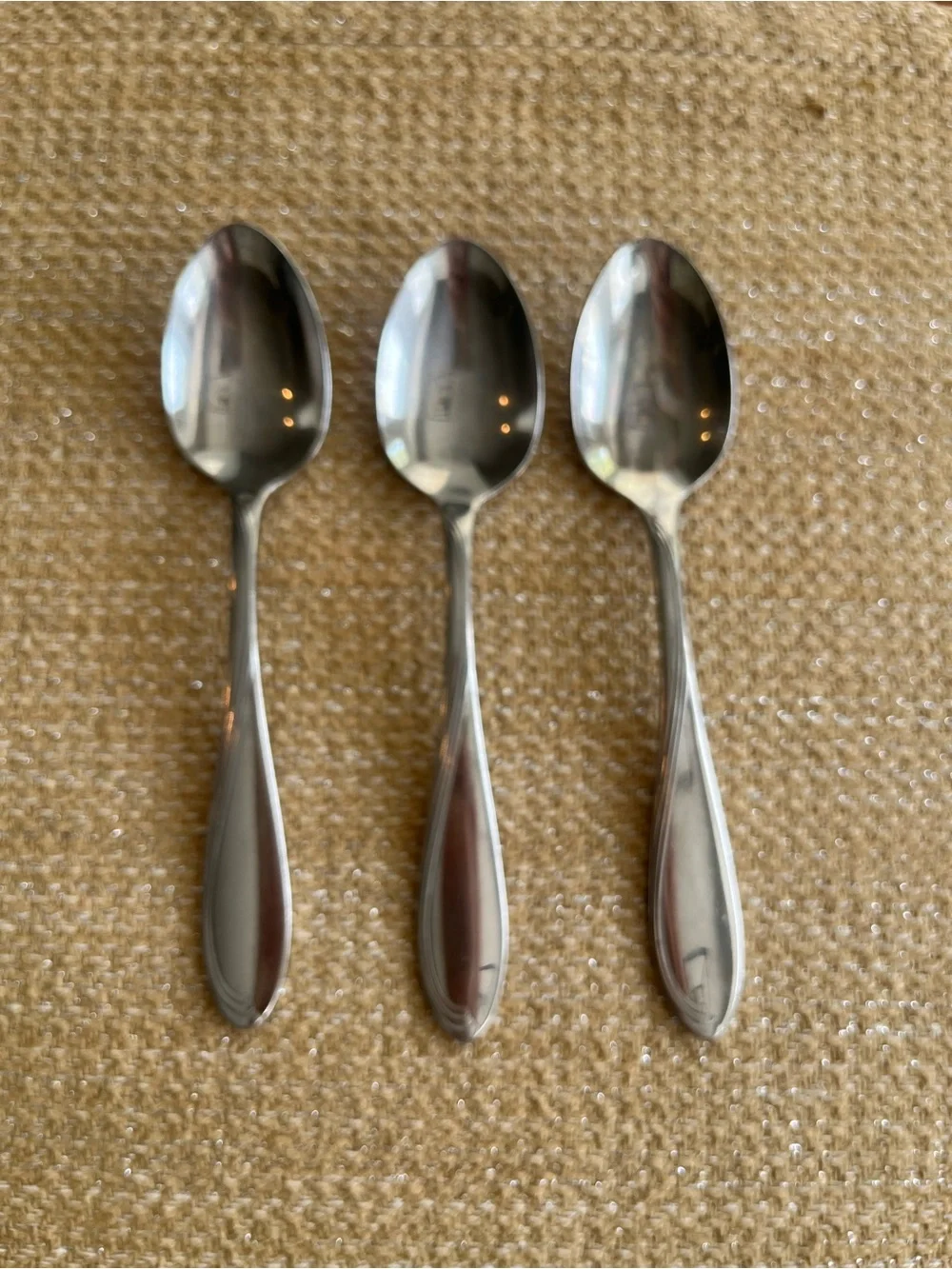Oneida CAMBER CRESTA Windswept Scroll Stainless Flatware - Teaspoons (3)